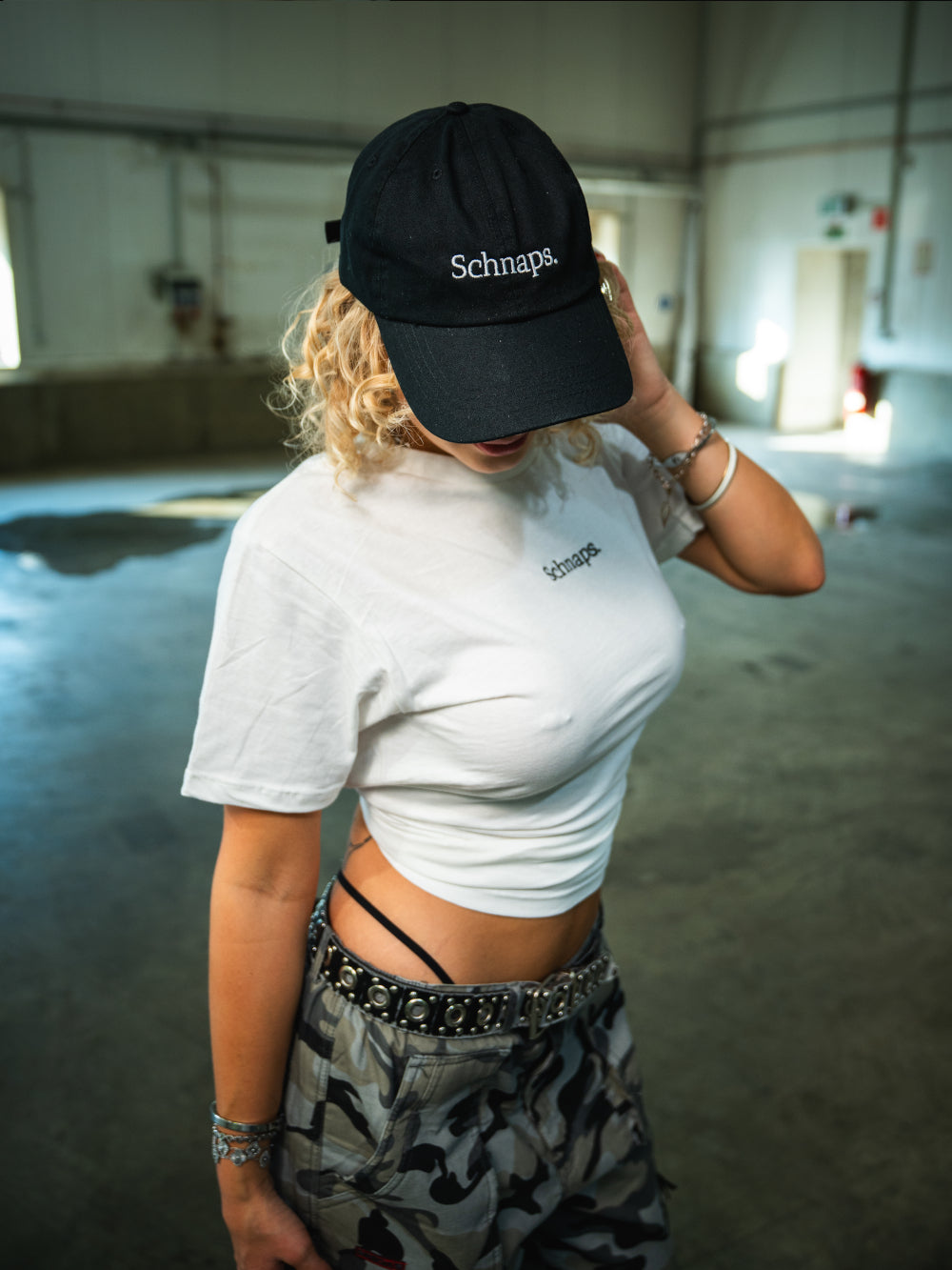 Cap Schnaps. mit gesticktem Logo